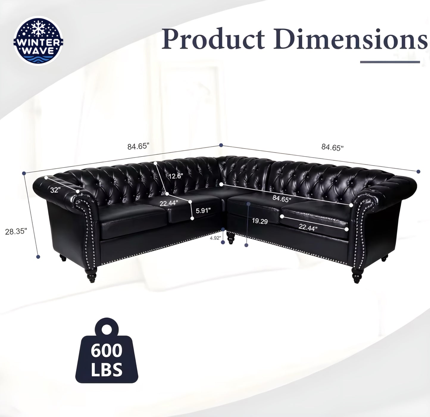 Leather Sofa Chesterfield