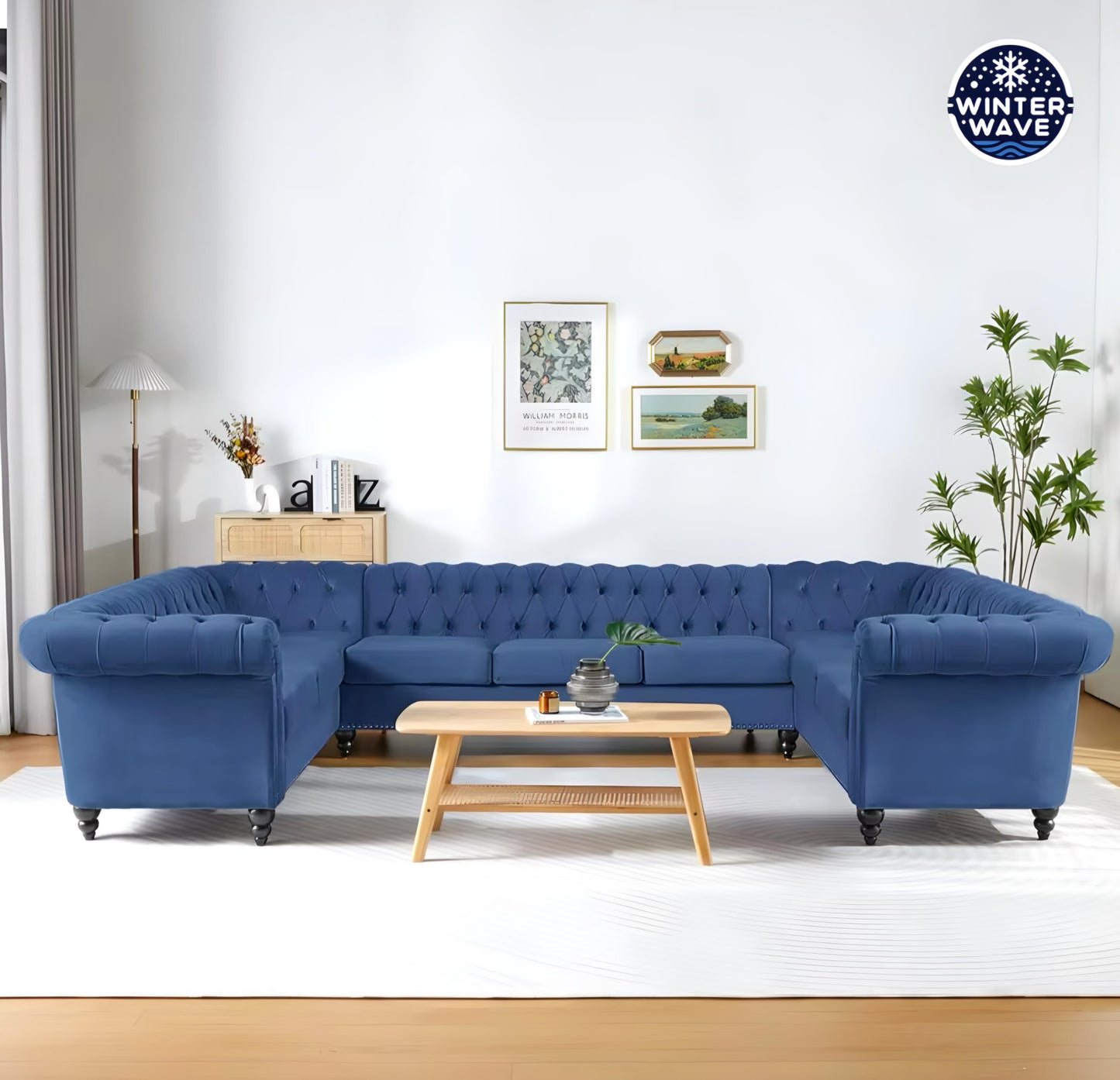 U Shaped Chesterfield