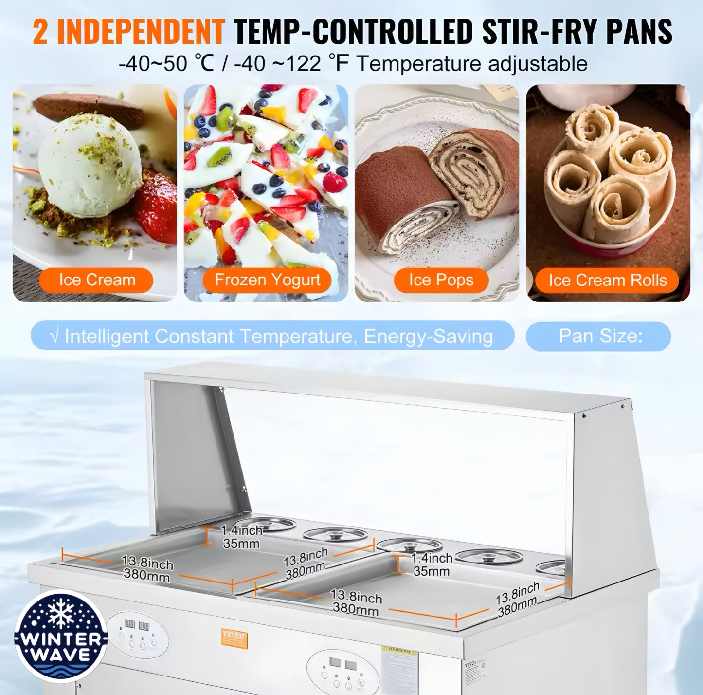 Fried Ice Cream Machine