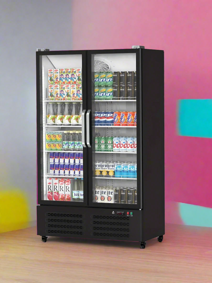 2 Door Beverage Cooler