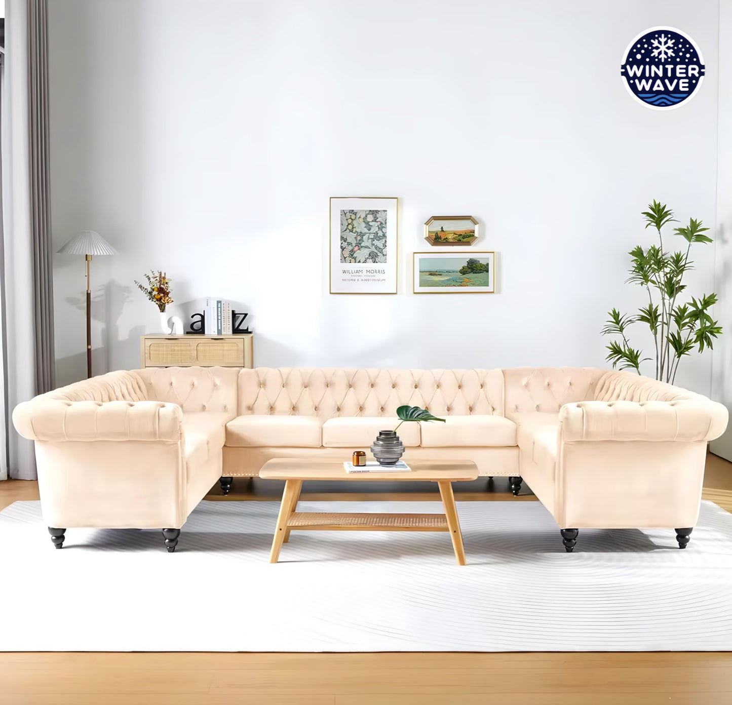 U Shaped Chesterfield