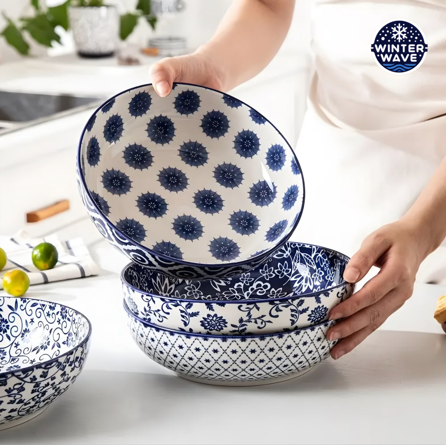 Soup Ceramic Bowls 4 PCS