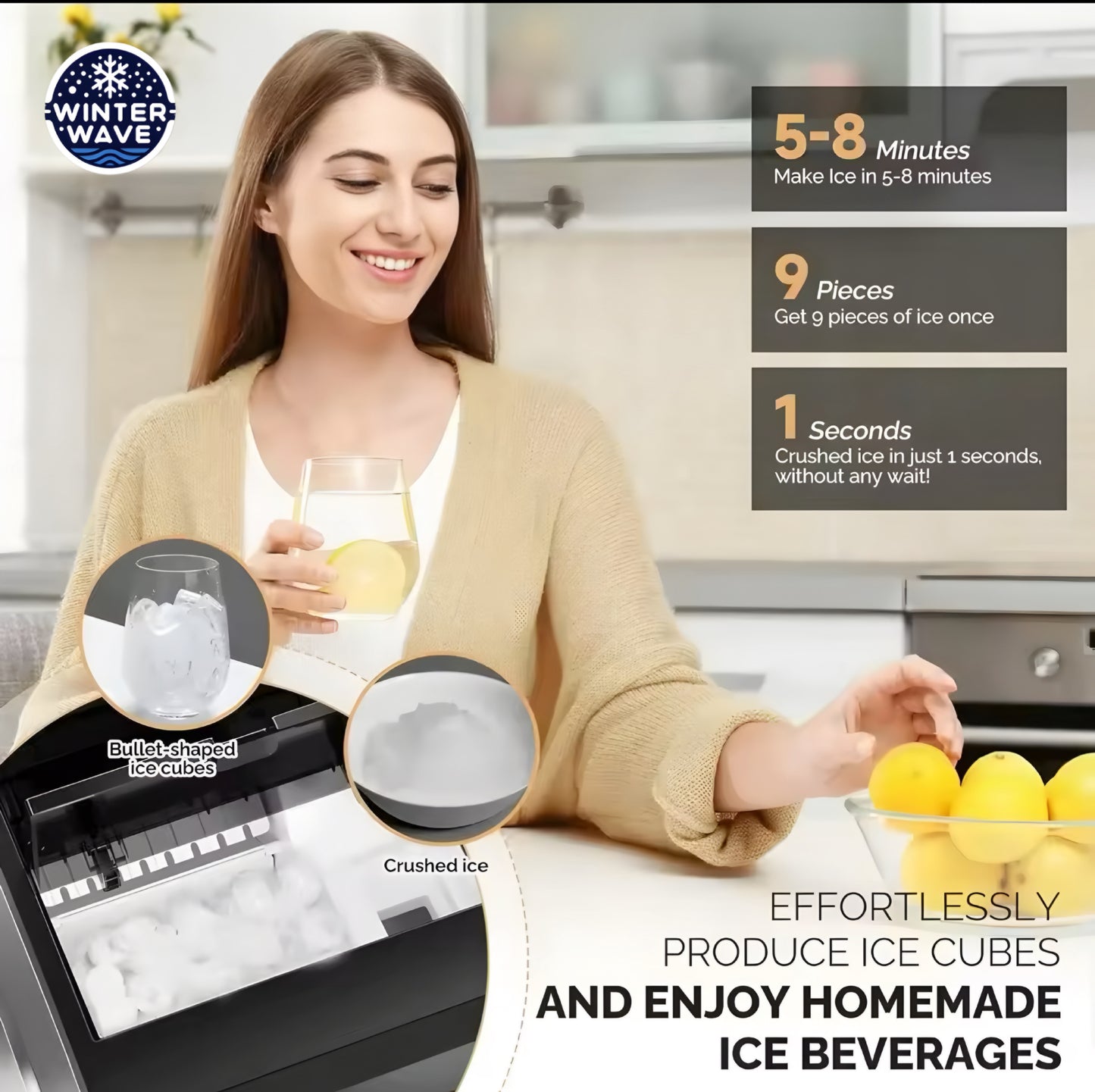 Water Dispenser & Ice Maker Crasher