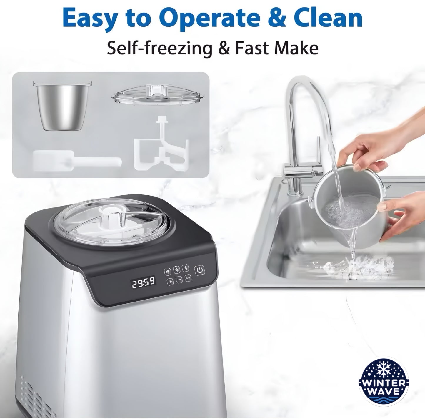 Fully Auto Ice Cream Maker