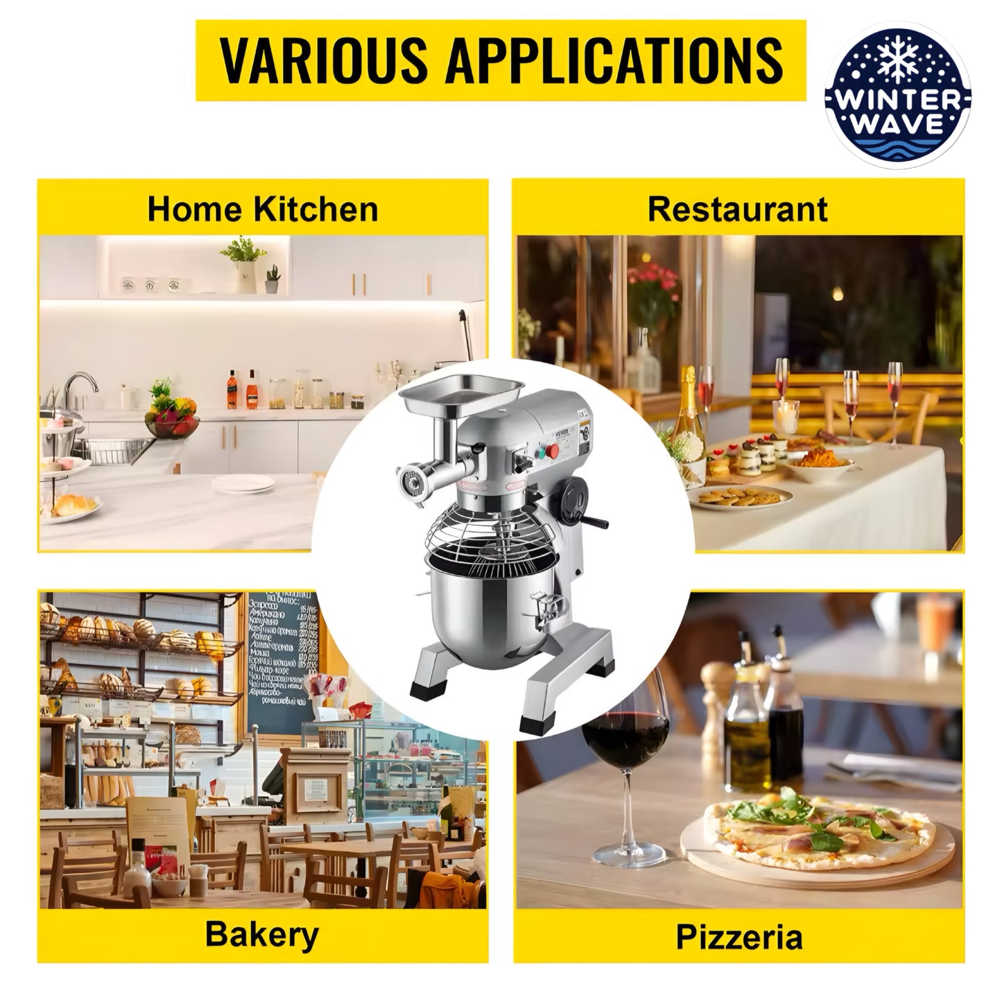 Stand Mixer With Meat Grinder