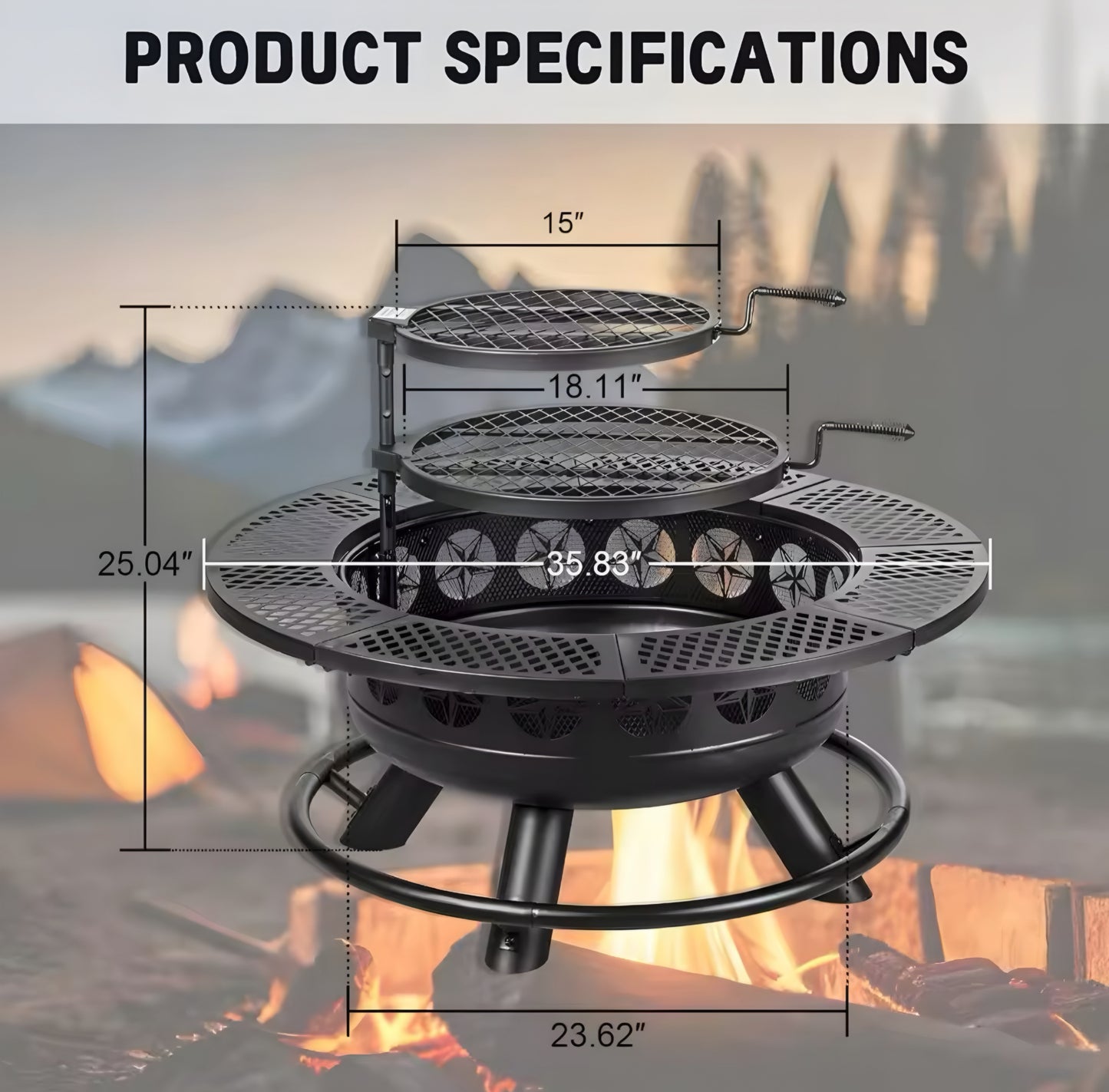 Cooking Grill Fire Pit