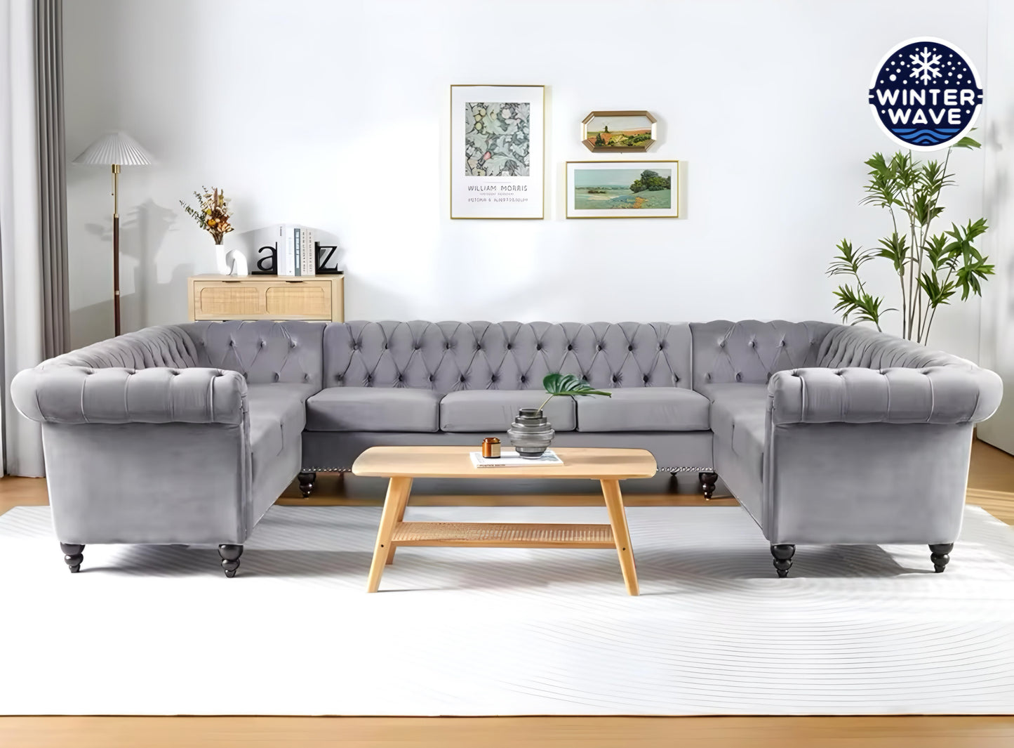 U Shaped Chesterfield