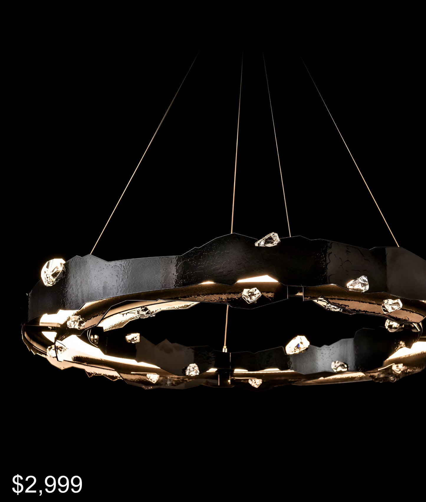 Hand forged Steel lighting