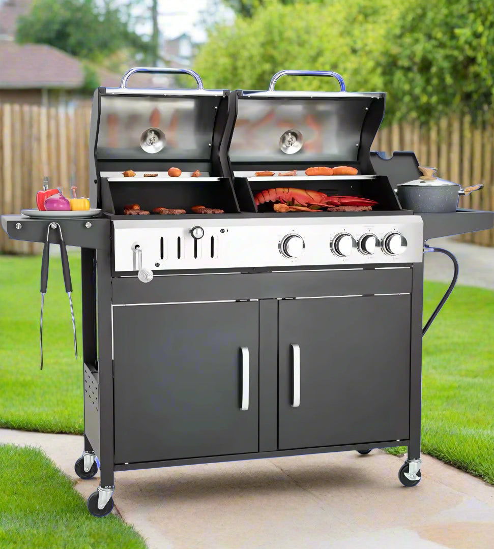 Gas & Charcoal Grill