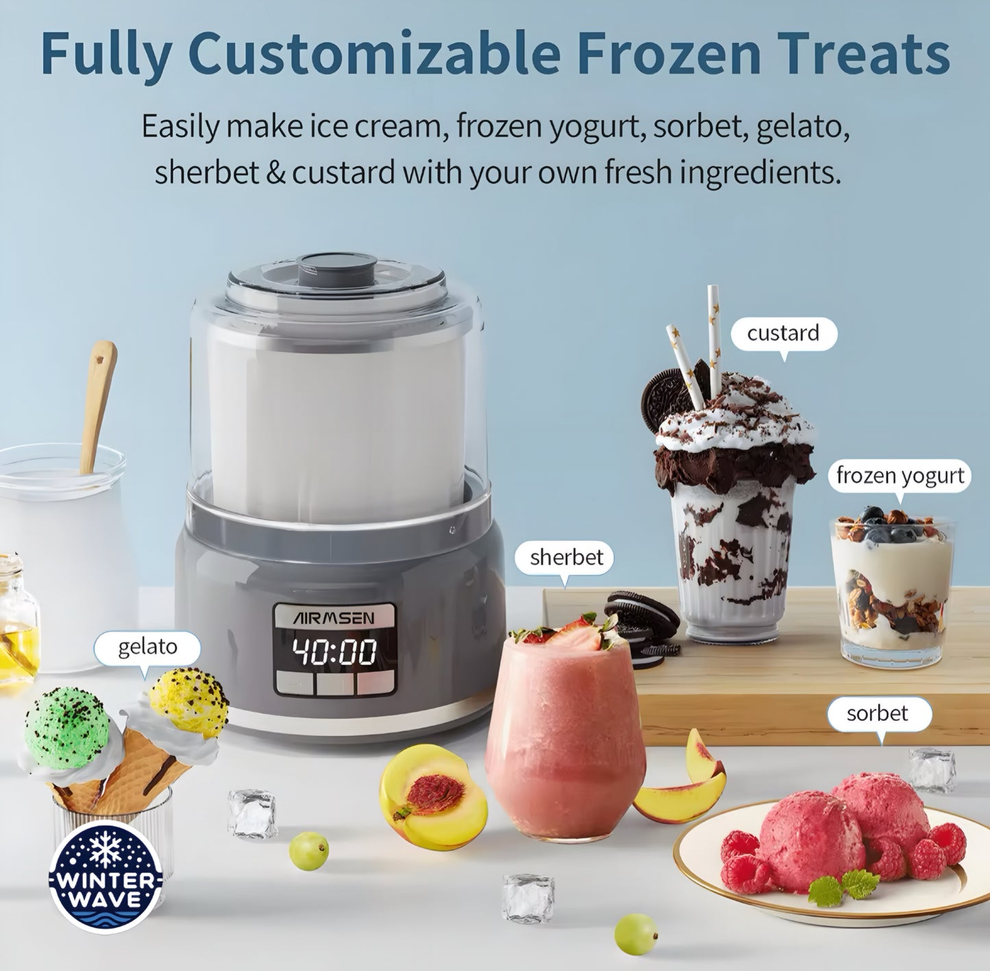 Ice Cream Frozen Yogurt Maker