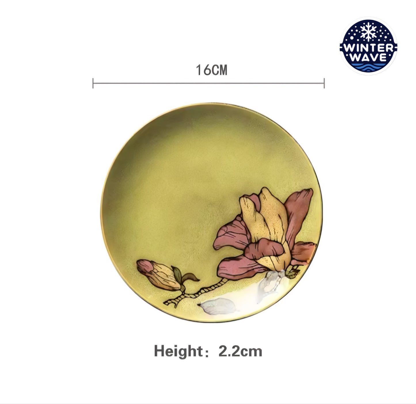 Hand Painted Ceramic Plates 6 PCS