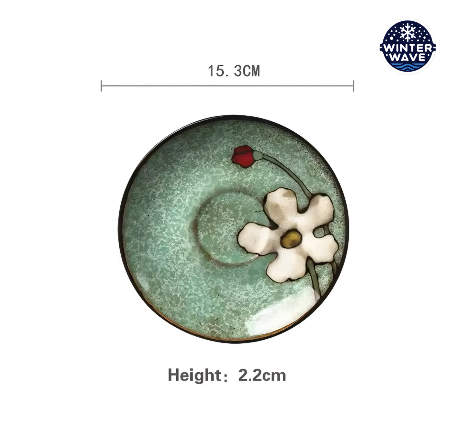 Hand Painted Ceramic Plates 6 PCS