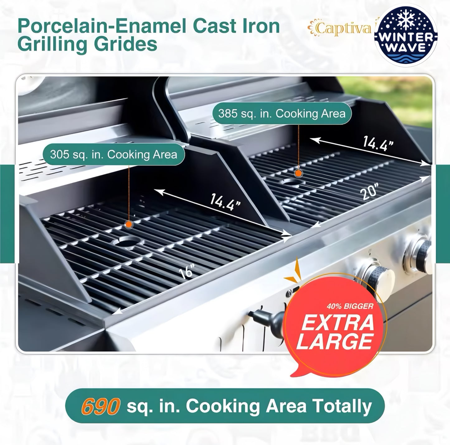 Gas & Charcoal Grill