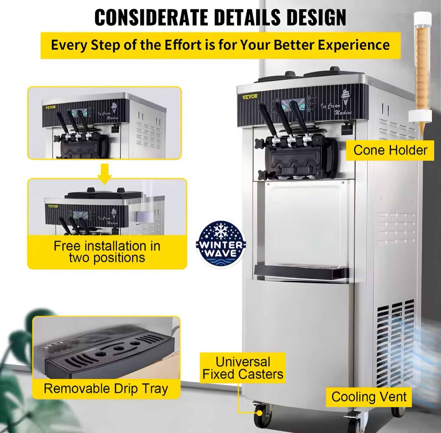Commercial Soft Ice Cream Maker