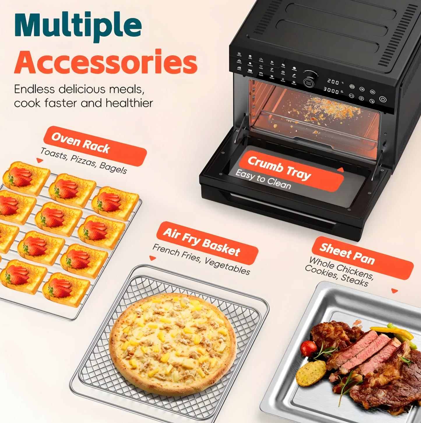 Large Air Fryer Oven