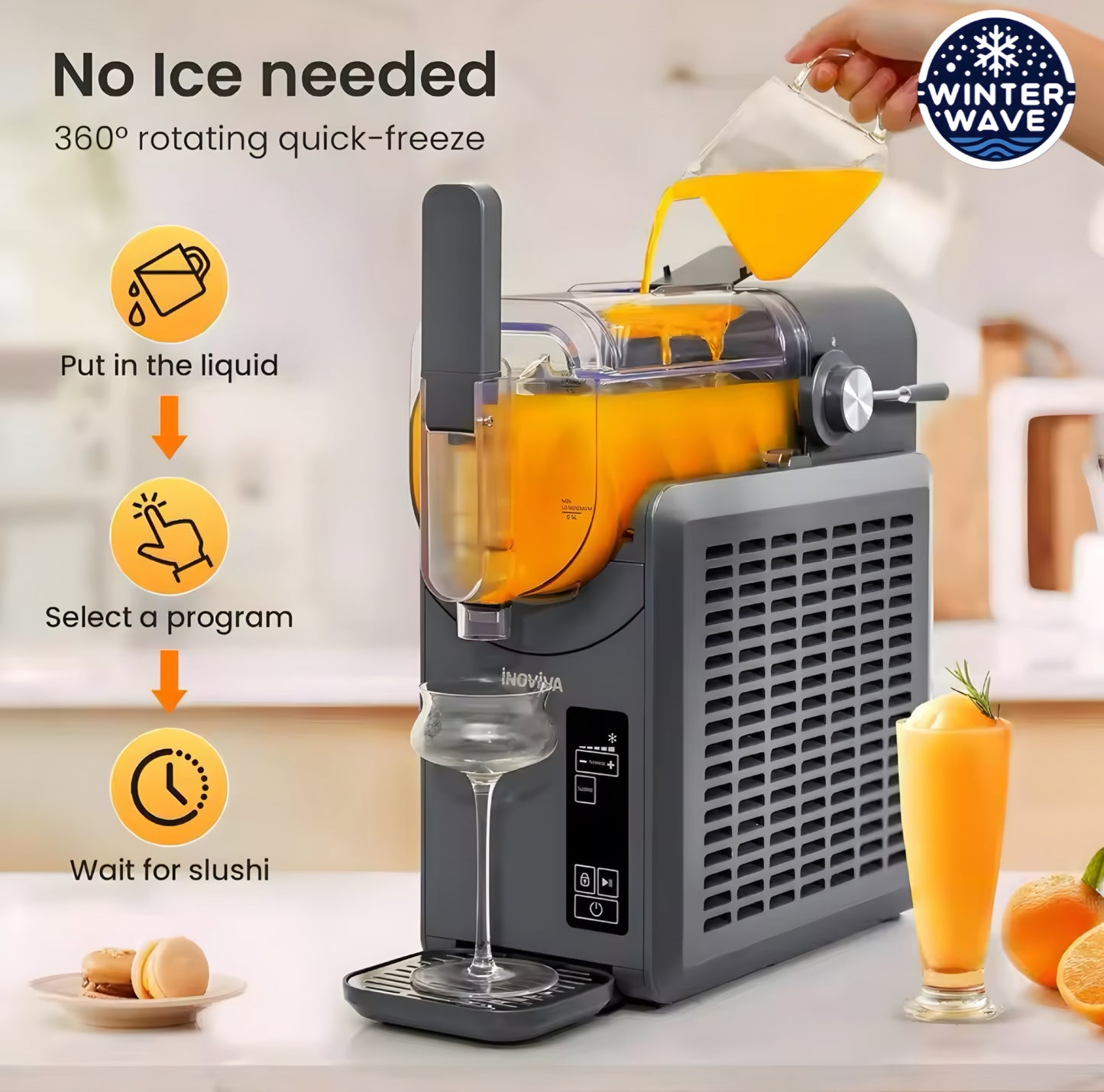 Self Cleaning Slushy Machine