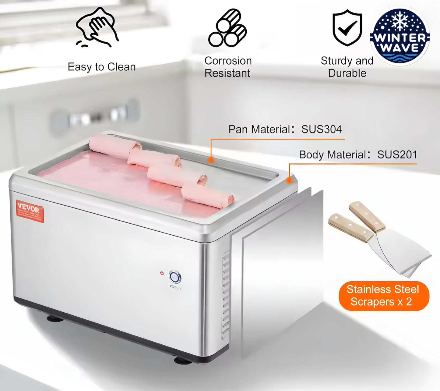 Mini Fried Ice Cream Maker