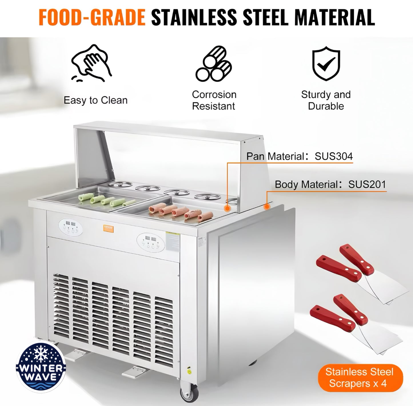Fried Ice Cream Machine
