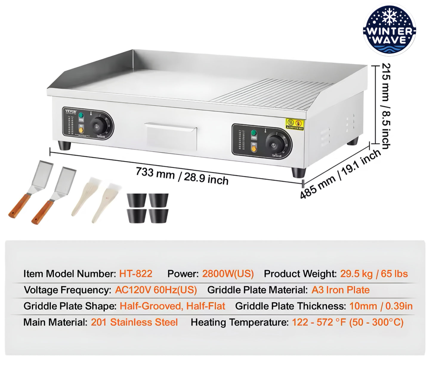 Electric Countertop Griddle