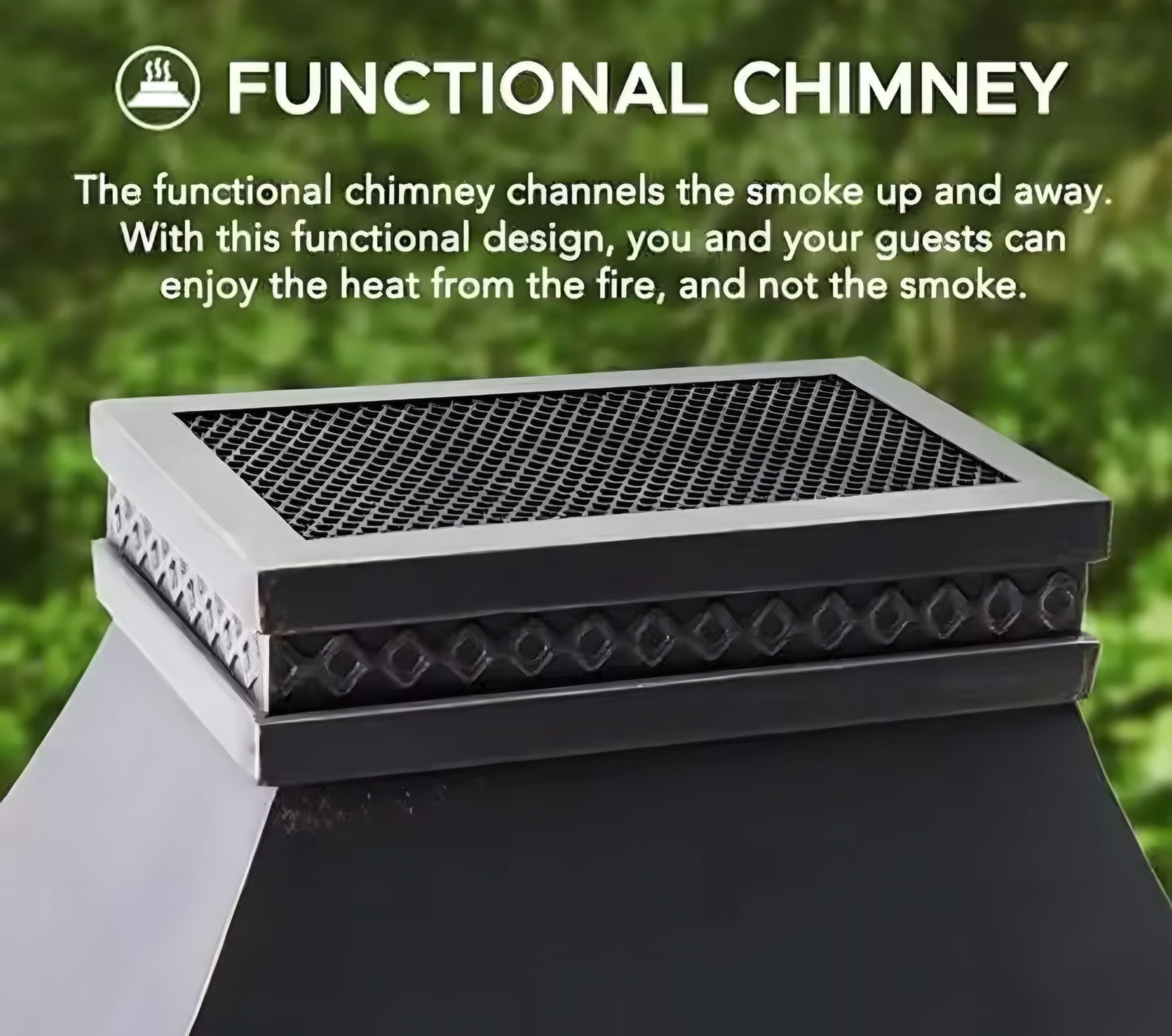 FirePlace Patio Steel Chimney