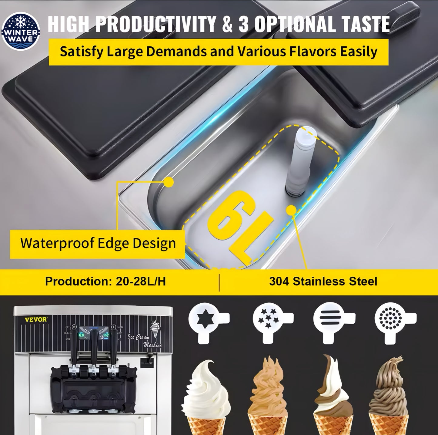 Commercial Soft Ice Cream Maker