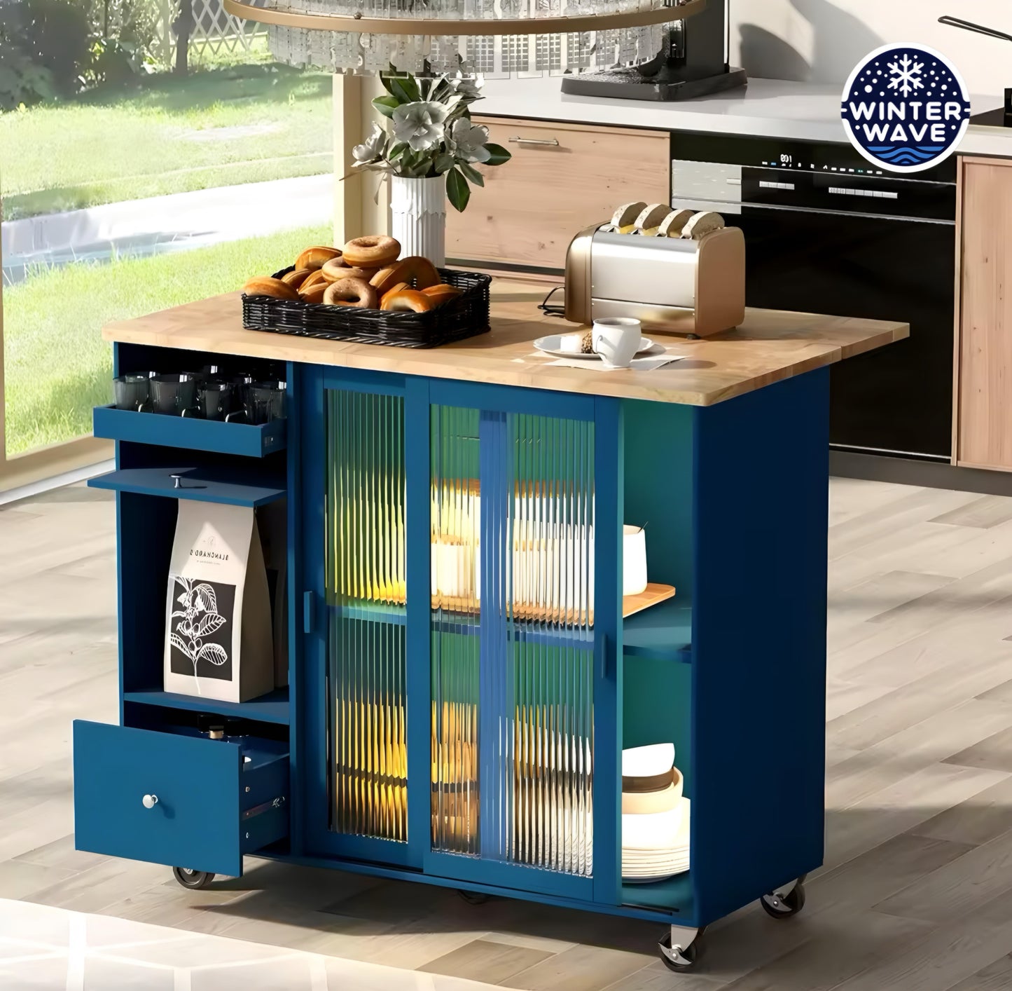 Luxury Kitchen Island Cart