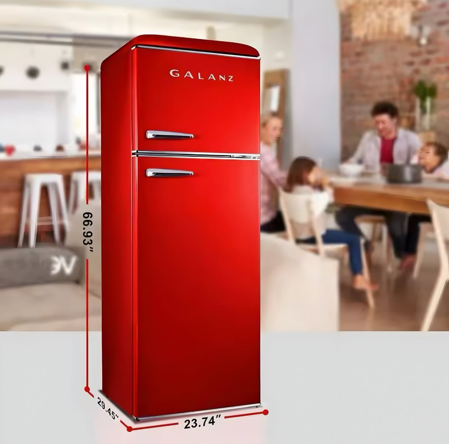 Retro Style Fridge