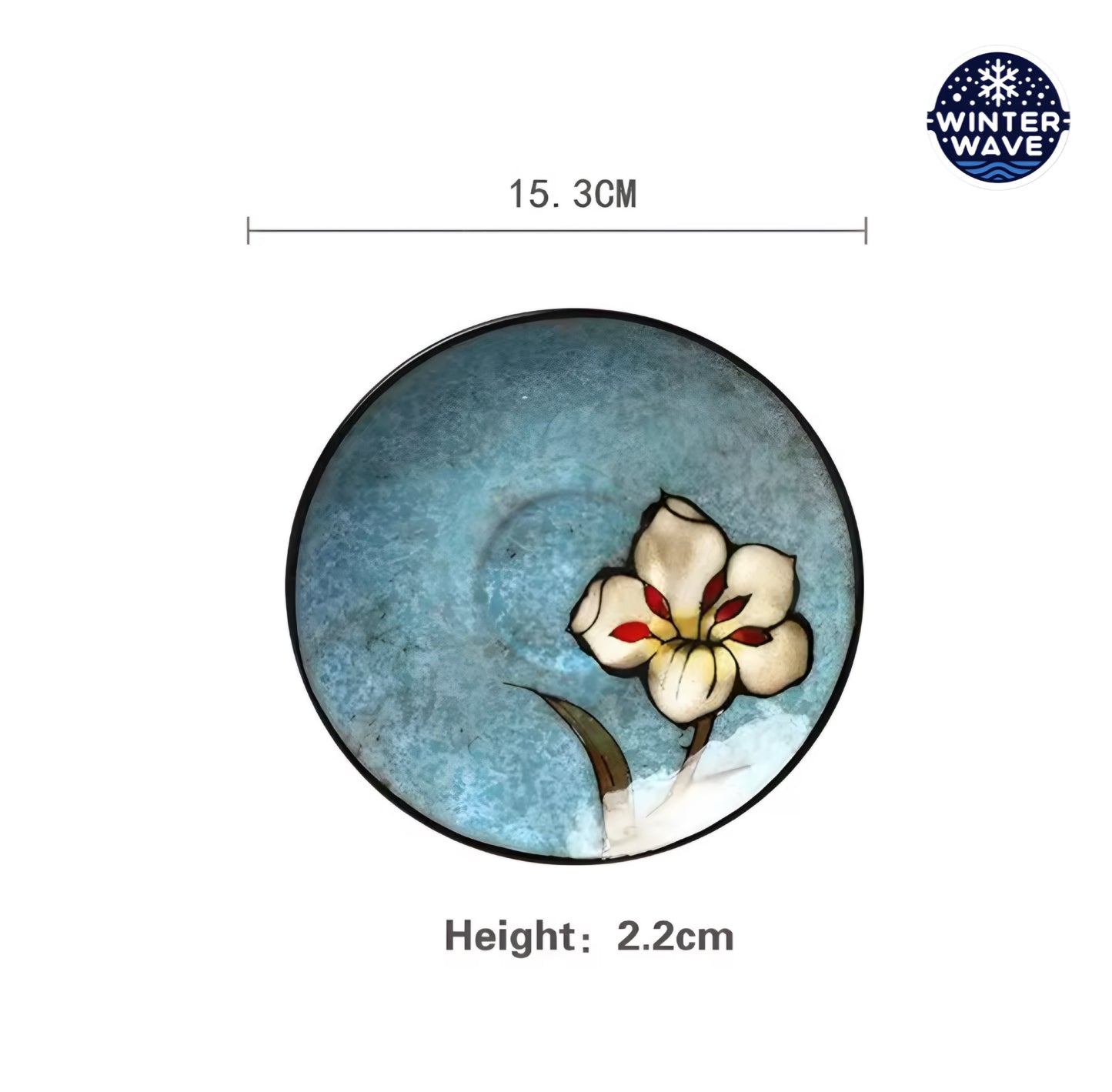 Hand Painted Ceramic Plates 6 PCS