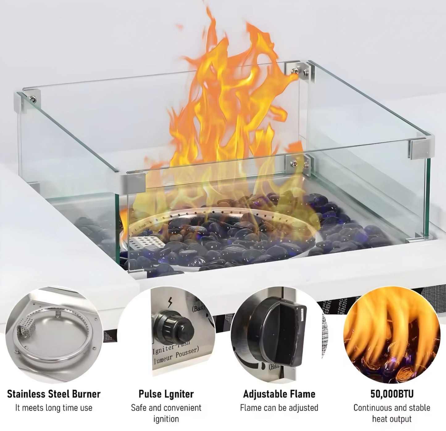 Propane Pit Table Storage