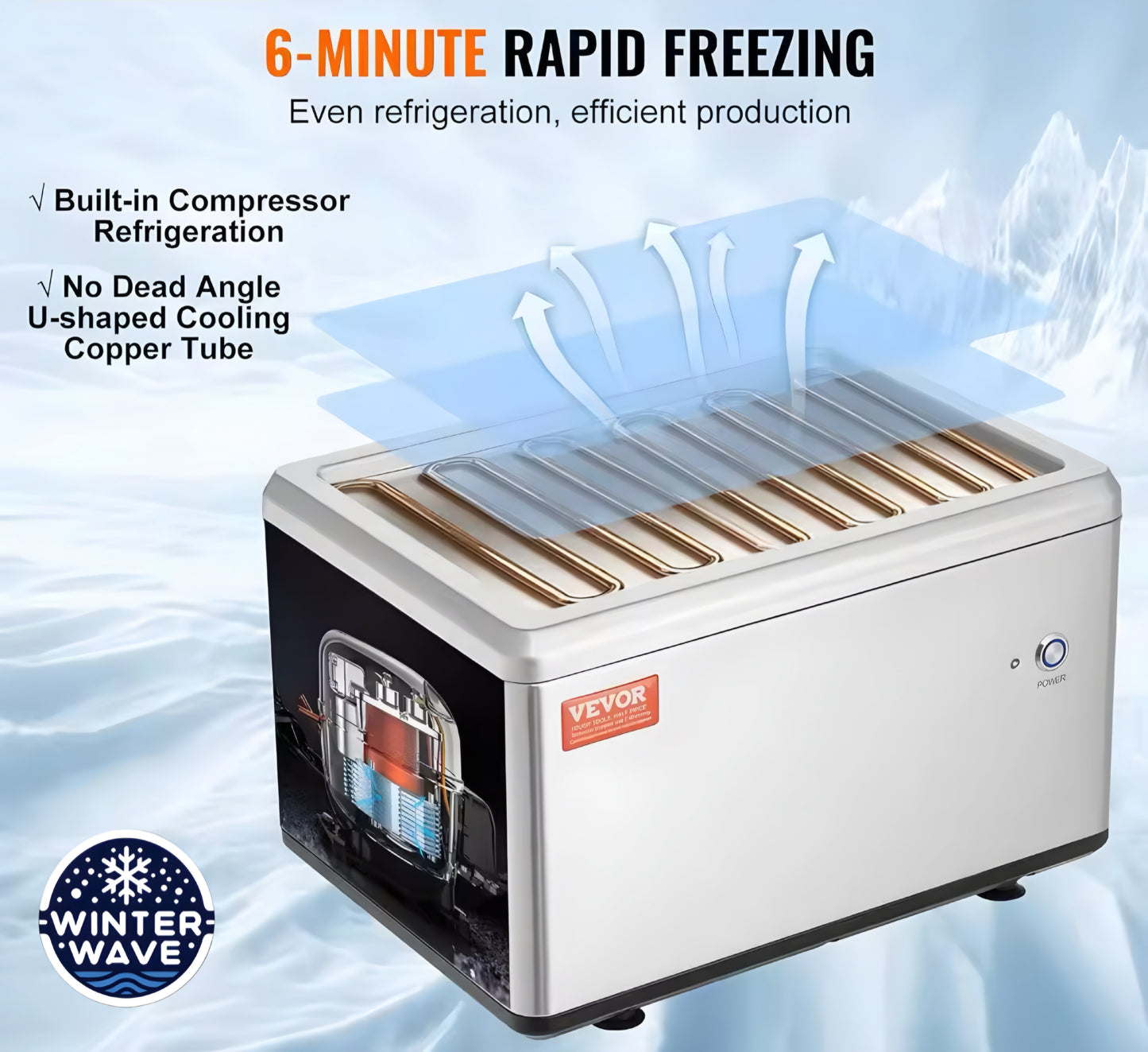 Mini Fried Ice Cream Maker
