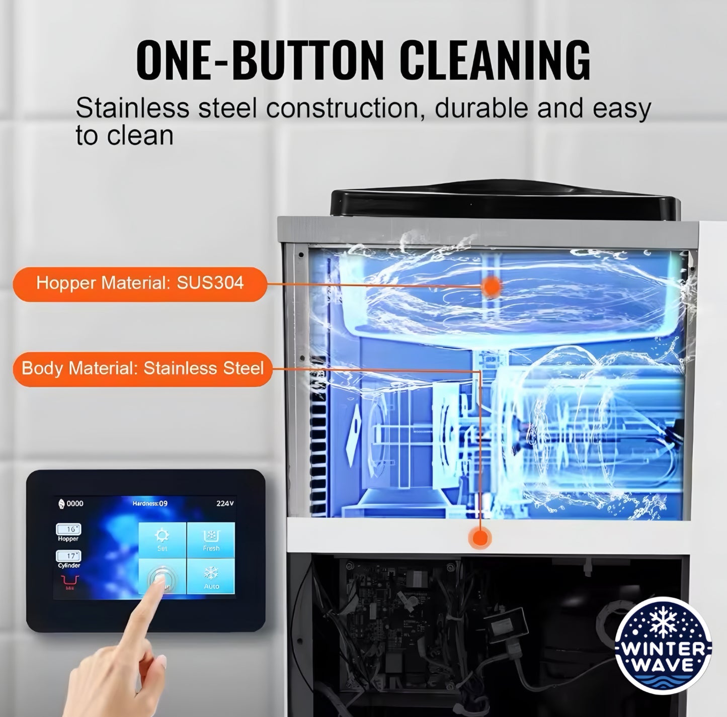 Soft Ice Cream Maker Machine