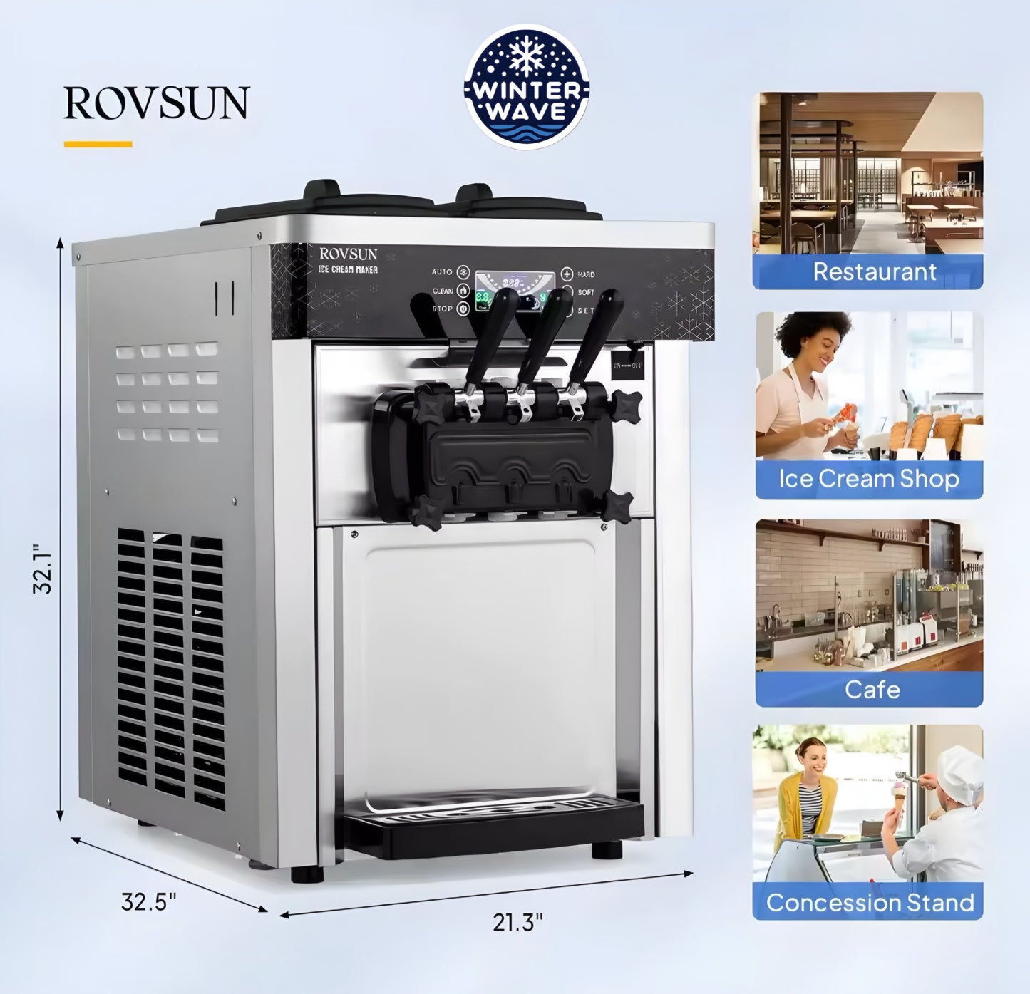 Commercial Ice Cream Maker Machine