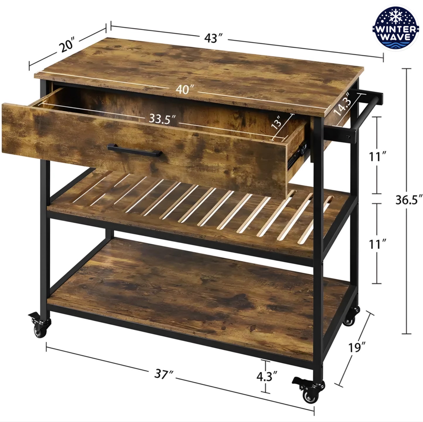 Serving Cart