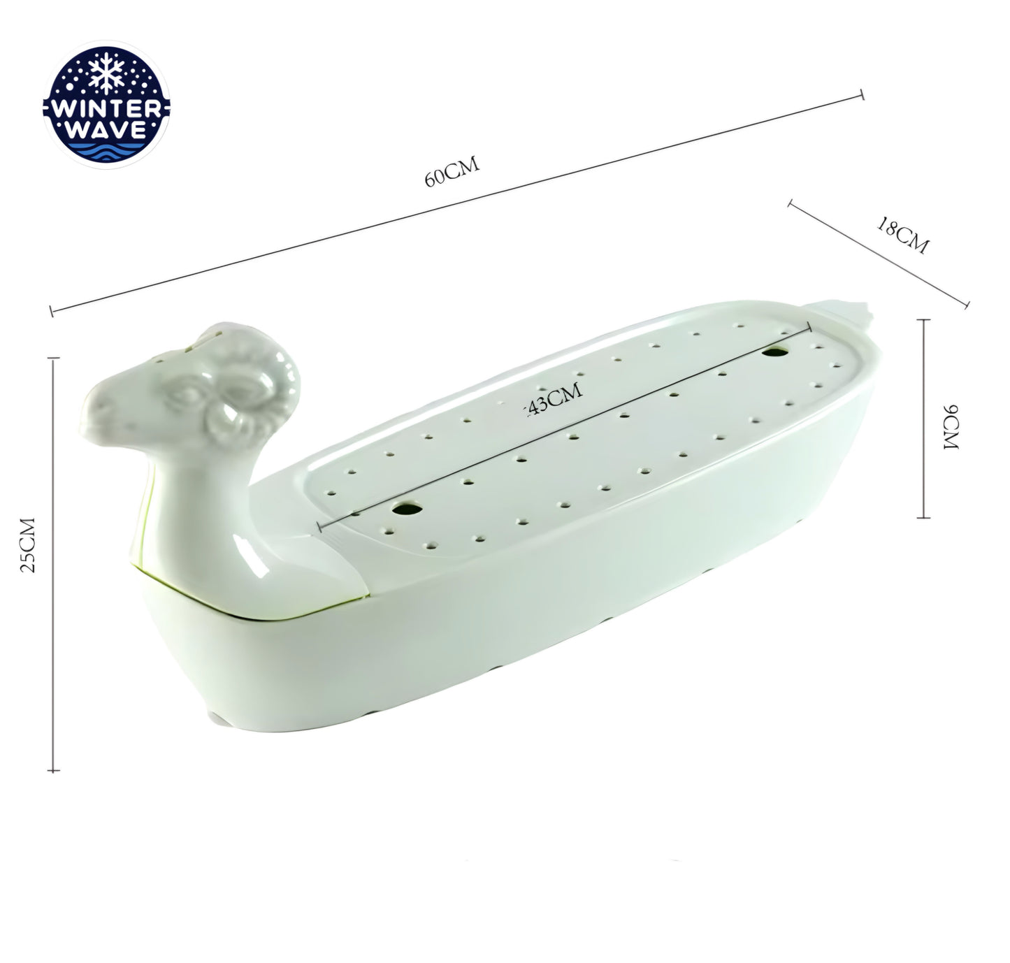 Lamb Dry Ice Plate