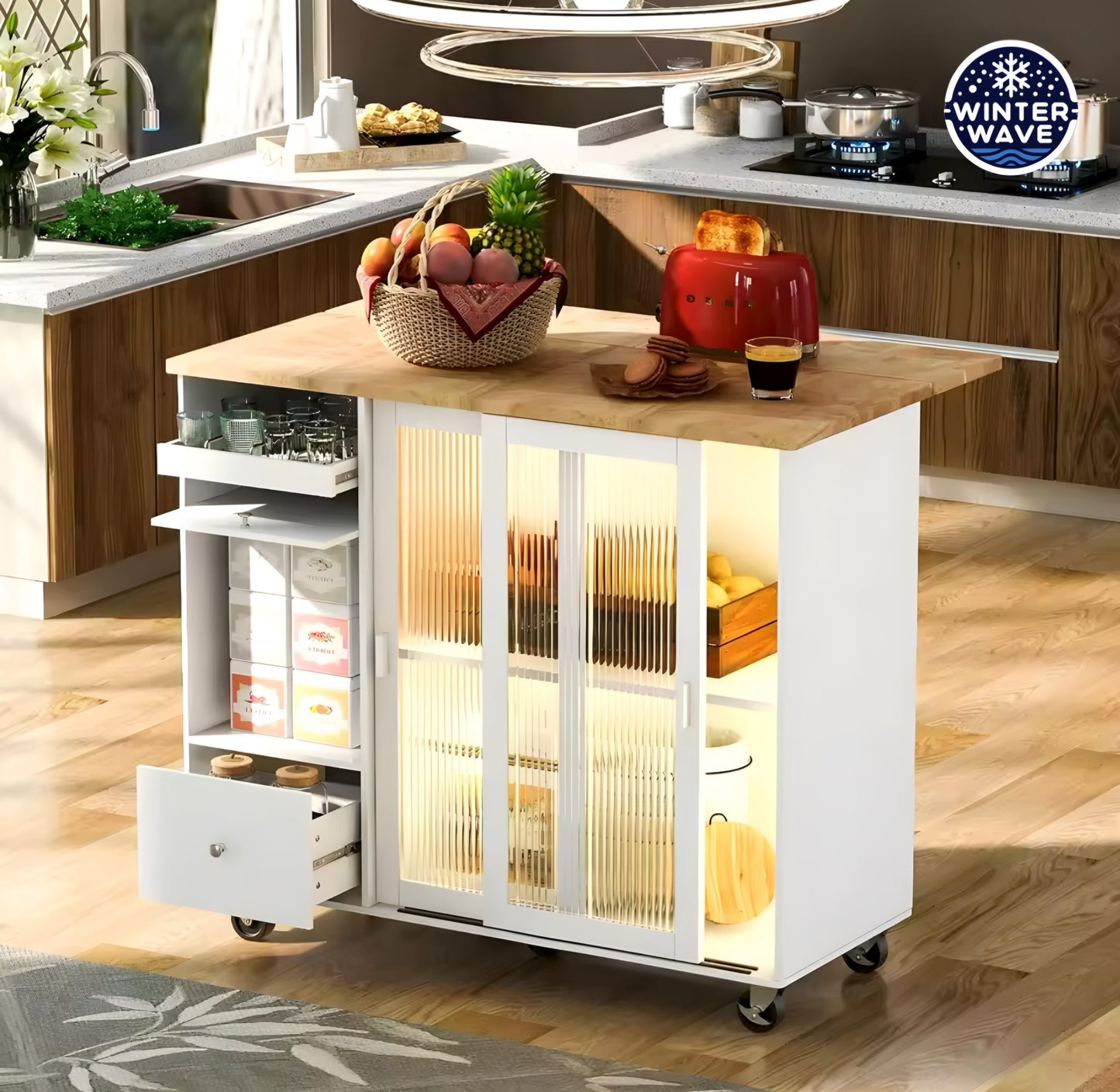 Luxury Kitchen Island Cart