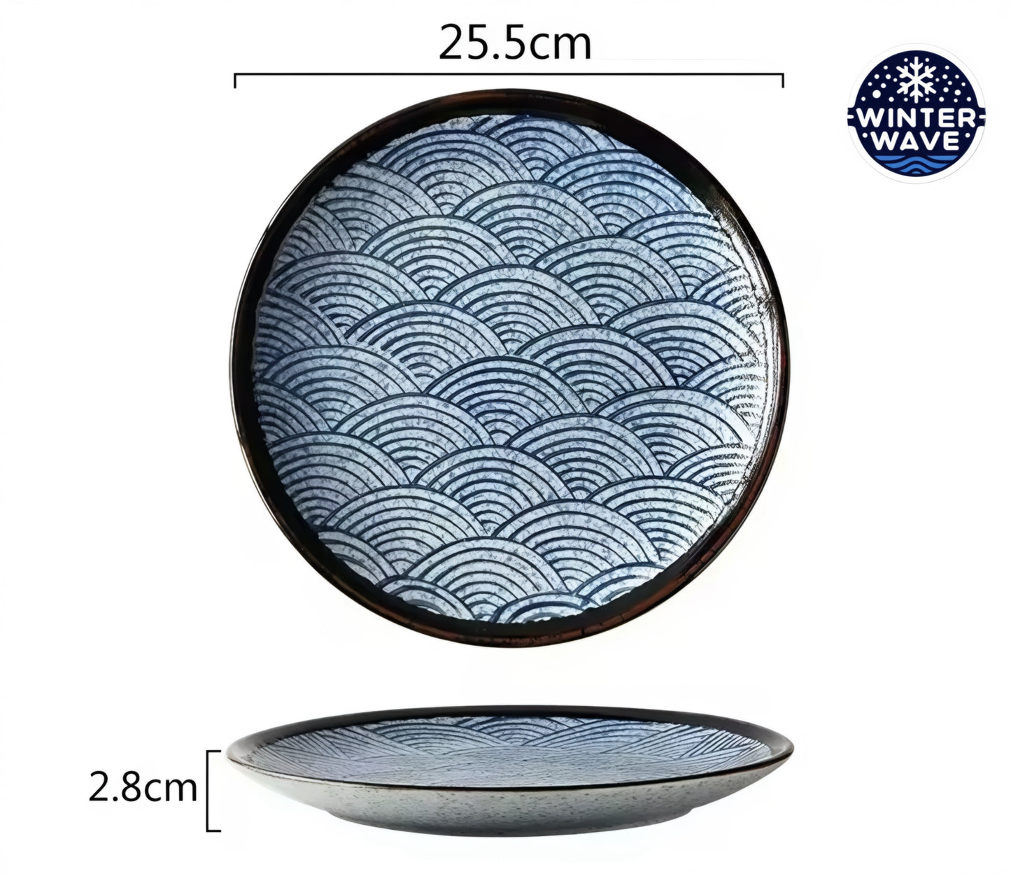 Ceramic Plates 4 PCS