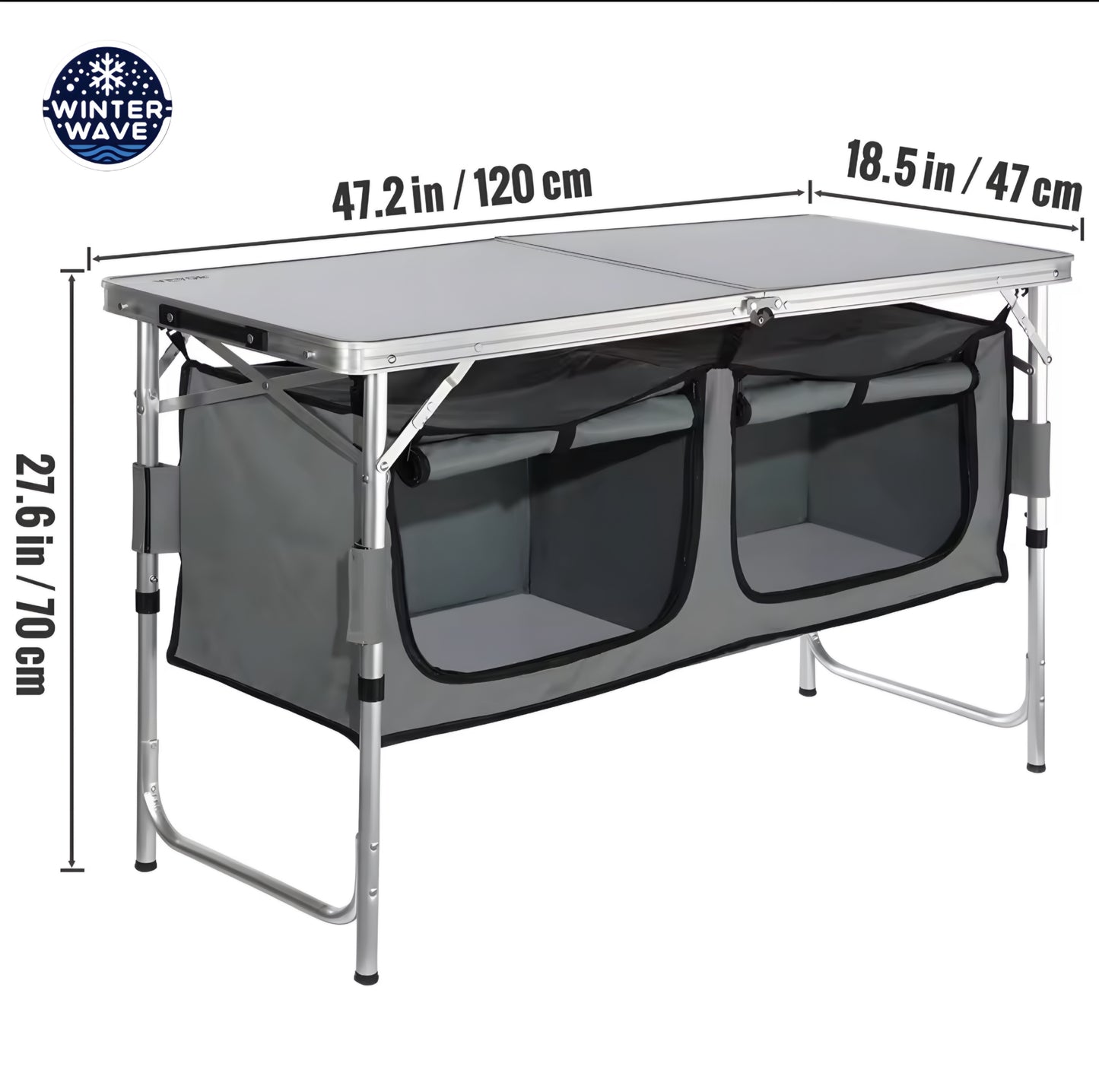 Outdoor Foldable Table Cabinet