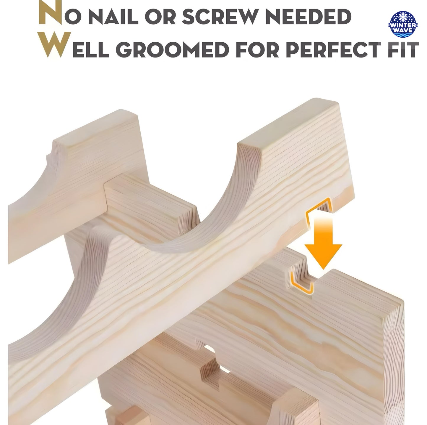 Wooden Bottle Stand