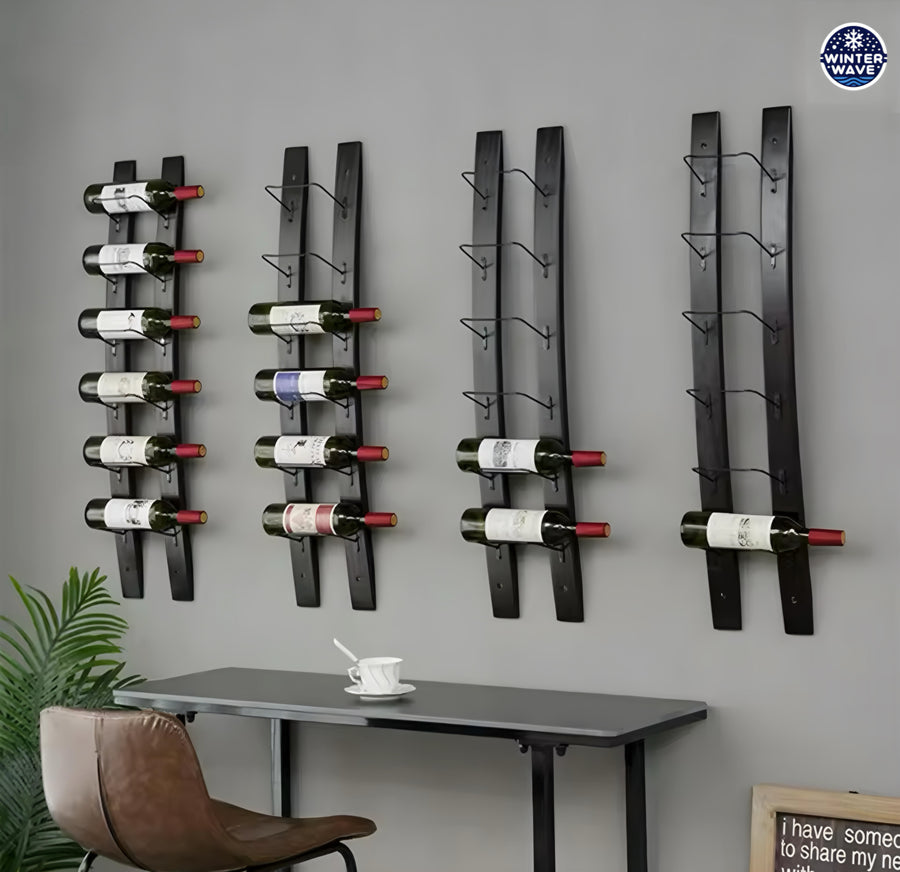 Wall Mounted Bottle Rack 4 PCS