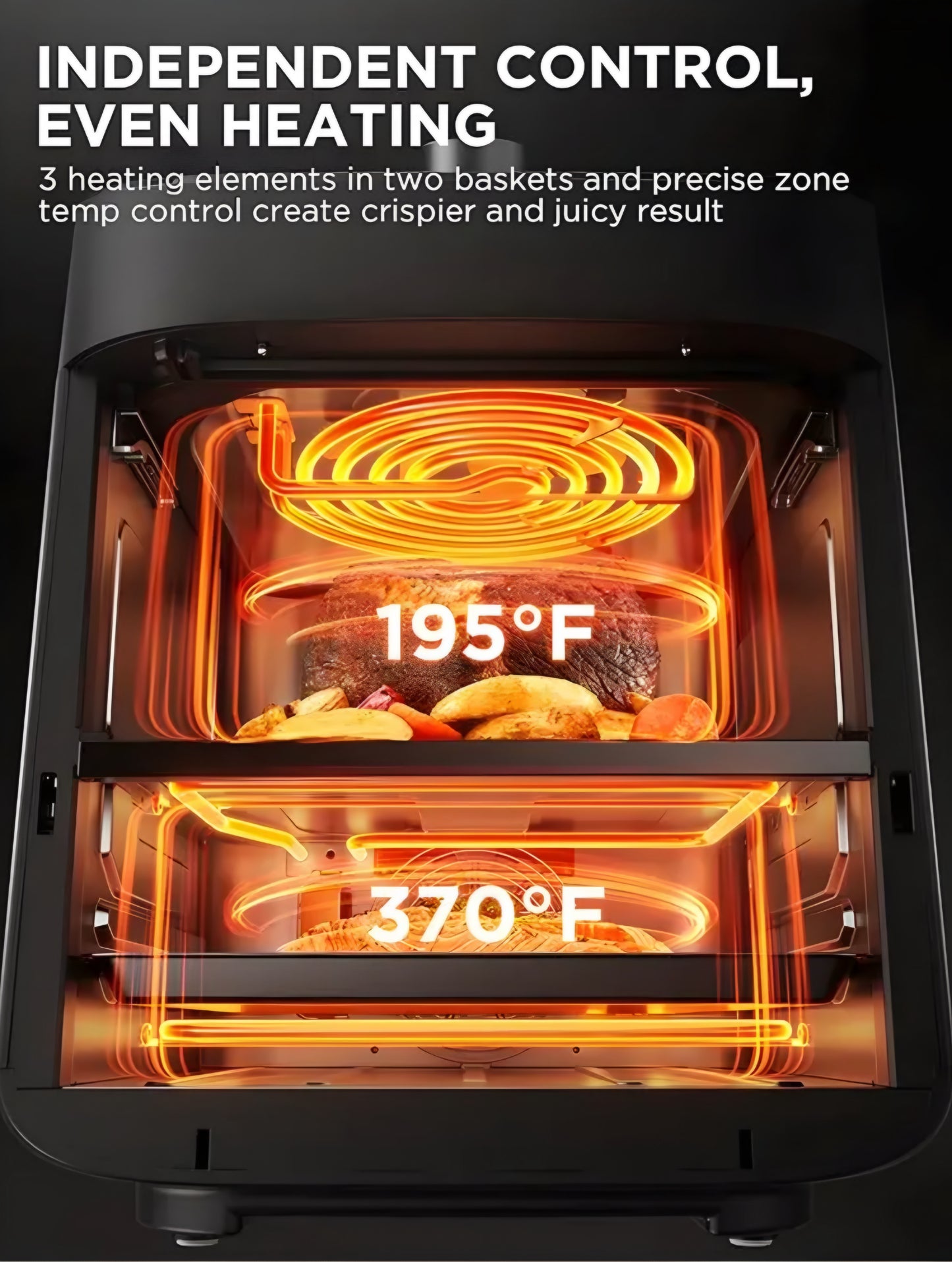 Dual Large Air Fryer