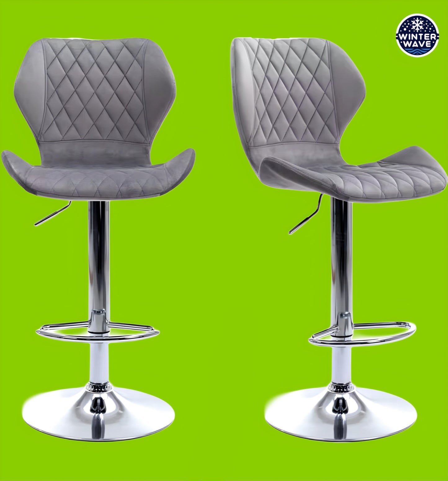 Luxury Bar Chairs 2 PCS