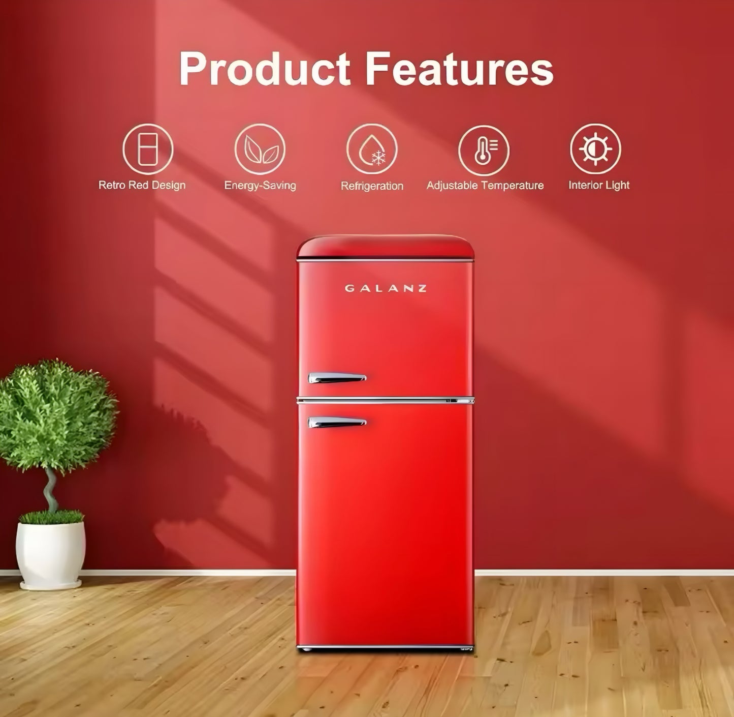 Retro Style Fridge