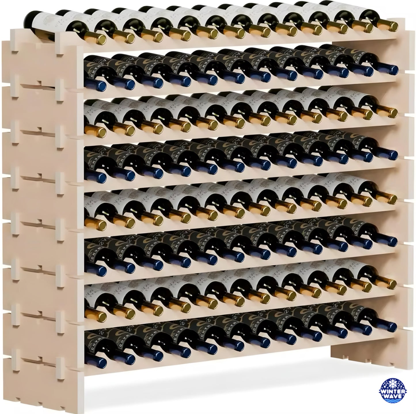 Wooden Bottle Stand