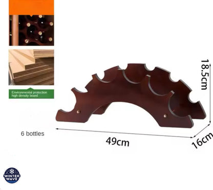 Wooden Bottle Stand