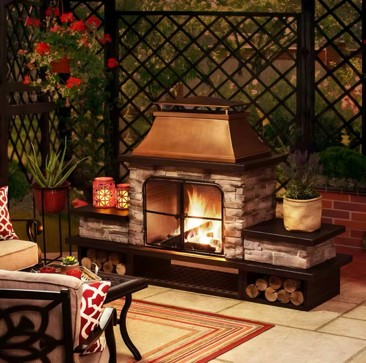 Patio Steel Chimney FirePlace
