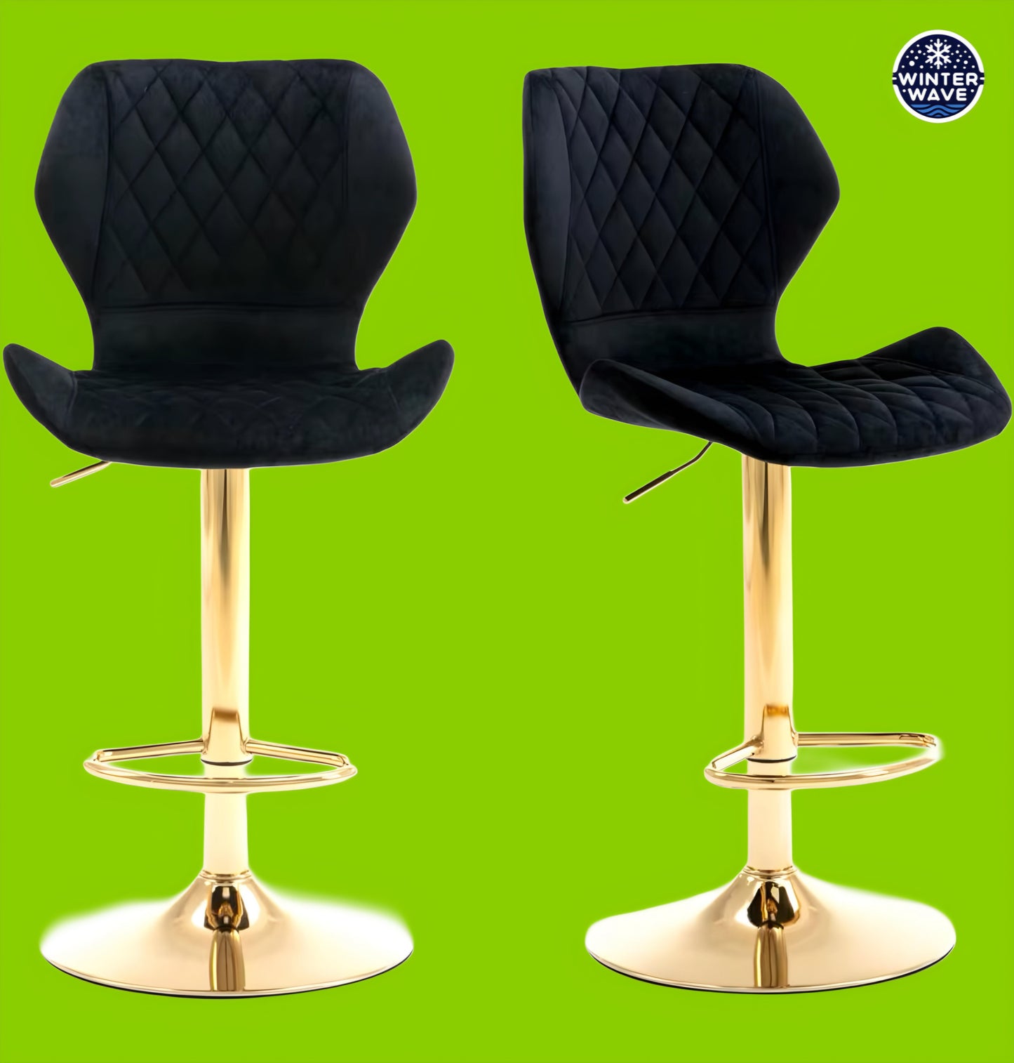 Luxury Bar Chairs 2 PCS