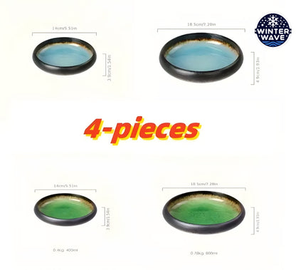 Porcelain Plates 4 PCS
