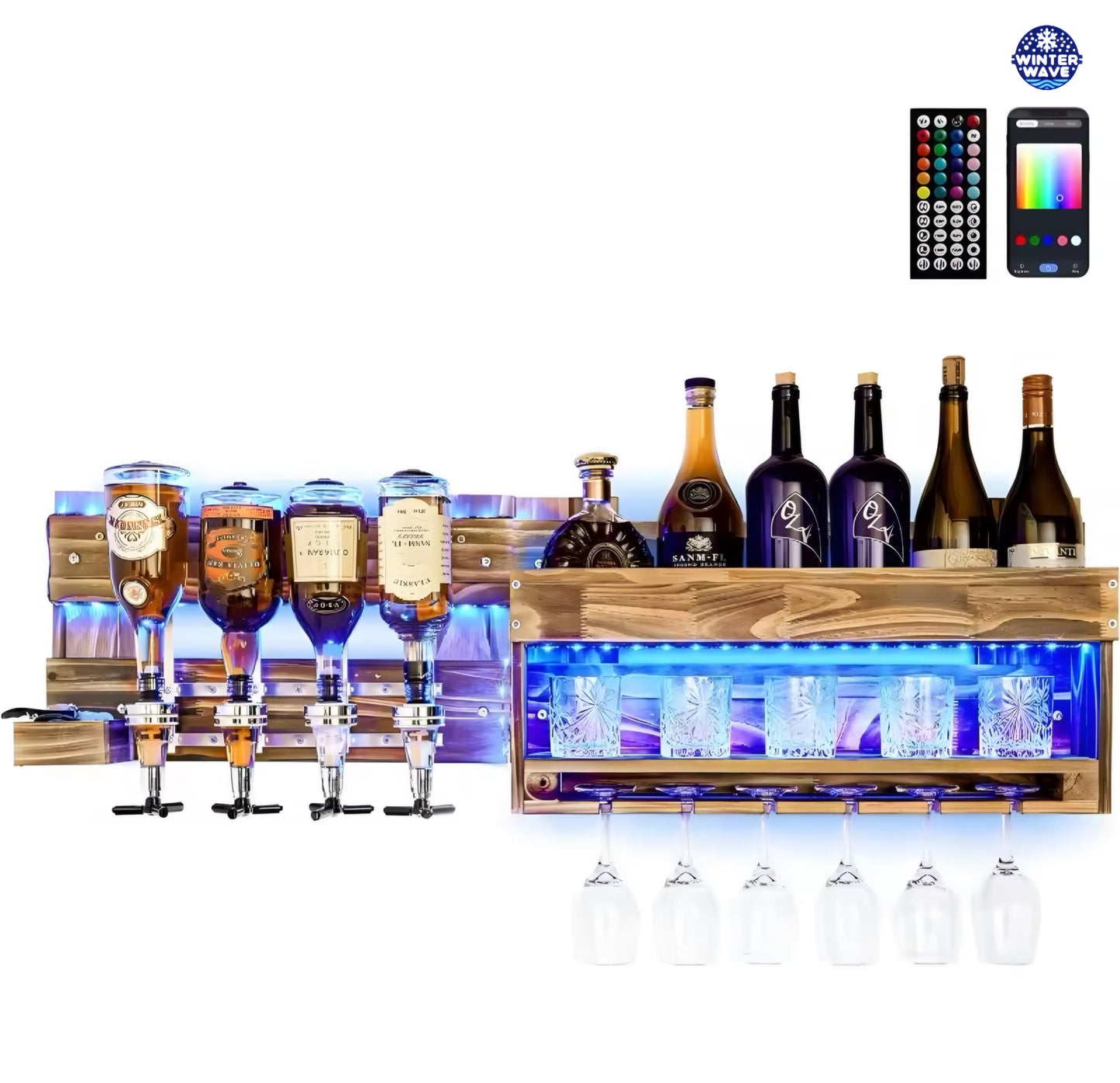 Wall Mounted Lighting Shelf