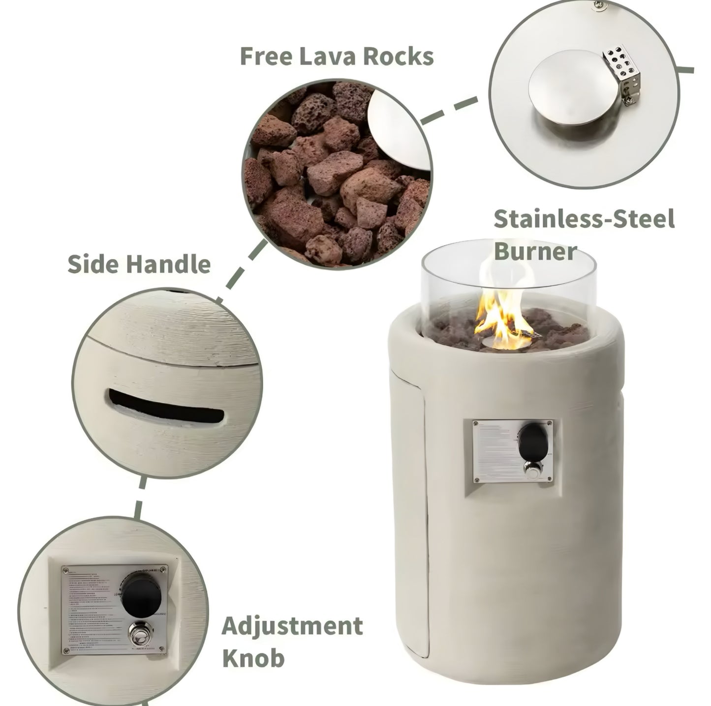 Fire Pit Gas Propane