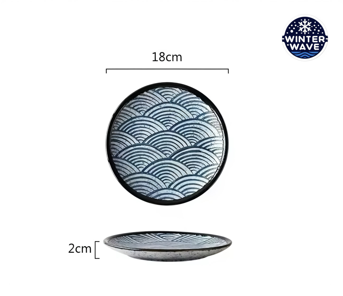 Ceramic Plates 4 PCS